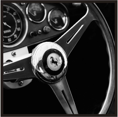 ASP002C Wall Décor art on acrylic PVC steering wheel